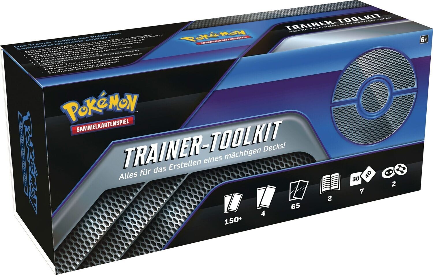 Pokemon Sammelkarten Trainer Toolkit 2021 DEUTSCH 4x Booster Hüllen