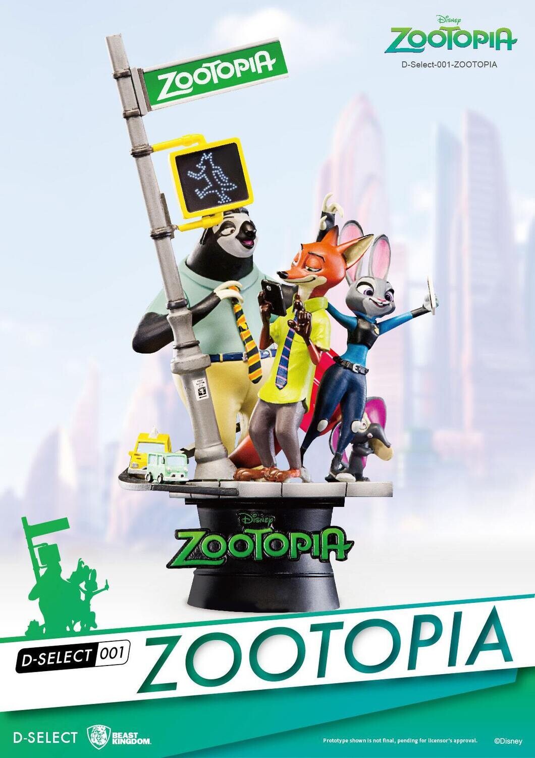 Beast Kingdom D-Select Zoomania ca. 16 cm PVC Diorama