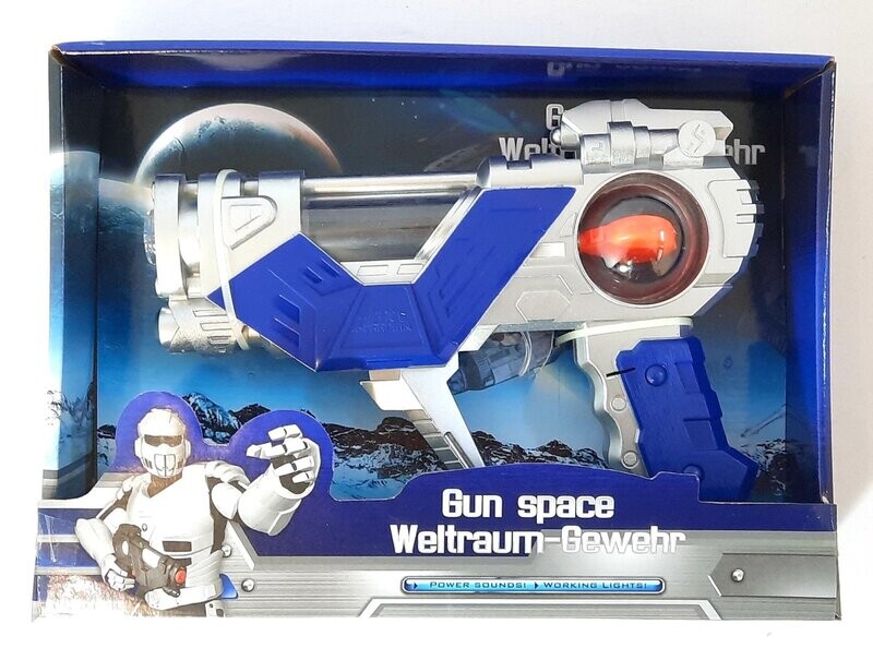 Weltraum Gewehr Pistole Space Licht- & Soundfunktion Cosplay Kostüm