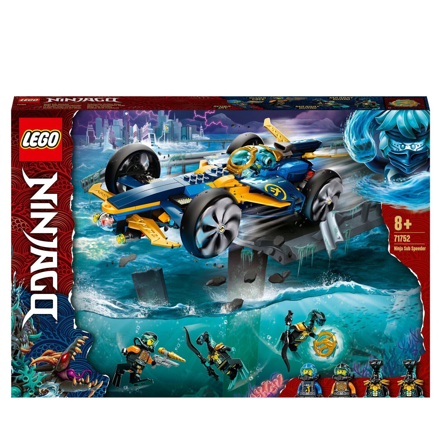 Lego Ninjago 71752 Ninja Unterwasserspeeder Neu & OVP