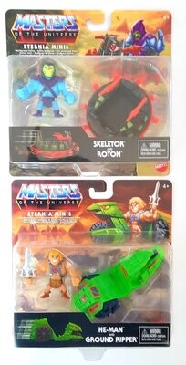 Masters Of The Universe Eternia Minis He-Man & Skeletor Set Roton Ripper