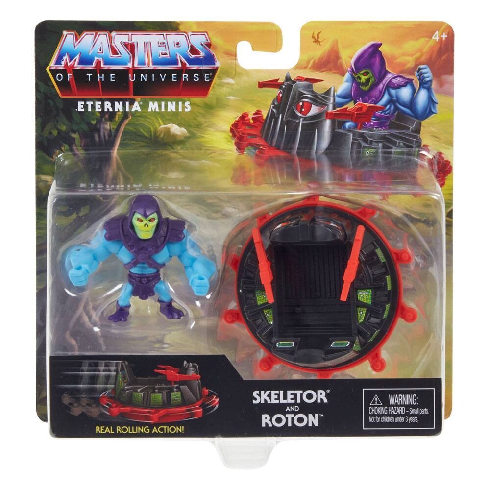 Masters Of The Universe Eternia Minis Skeletor + Roton