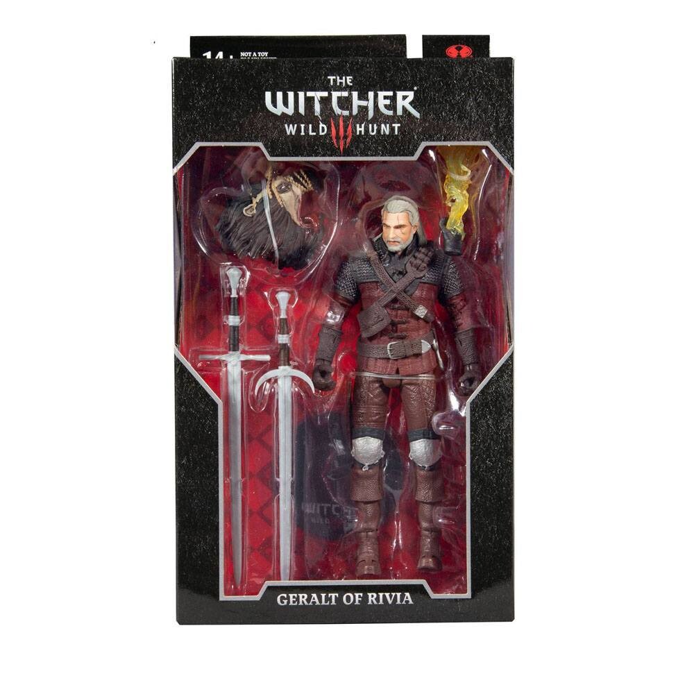 McFarlane Toys The Witcher Wild Hunt Geralt of Rivia Figur ca. 18 cm