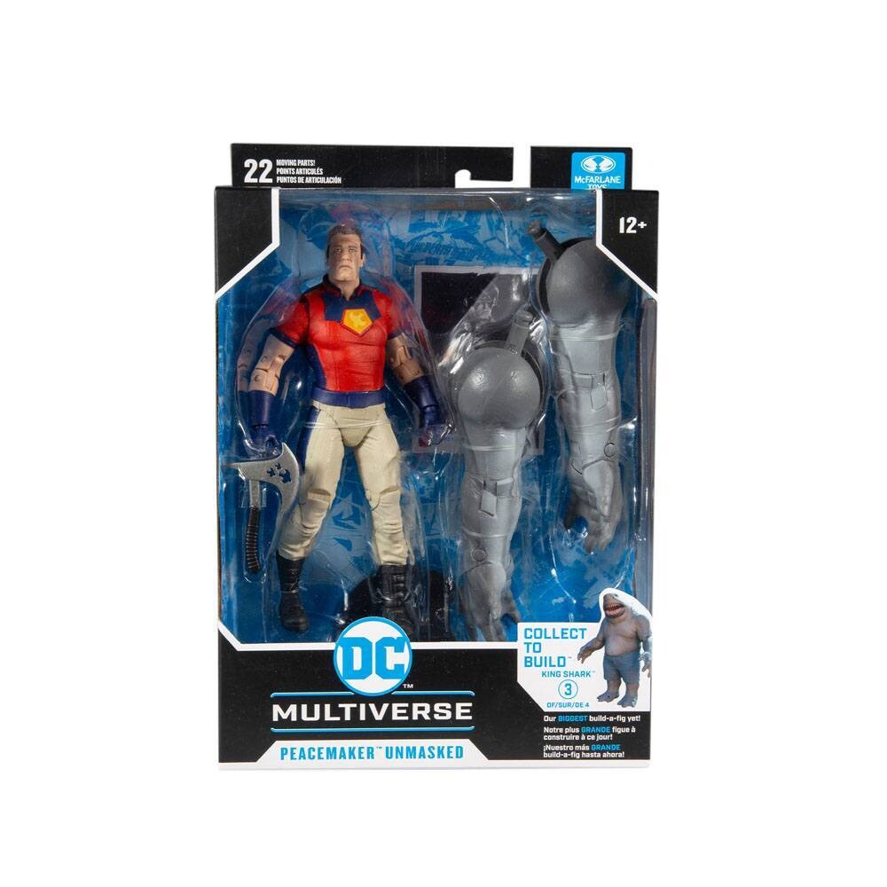 McFarlane Toys DC Multiverse Suicide Squad Peacemaker Unmasked Figur