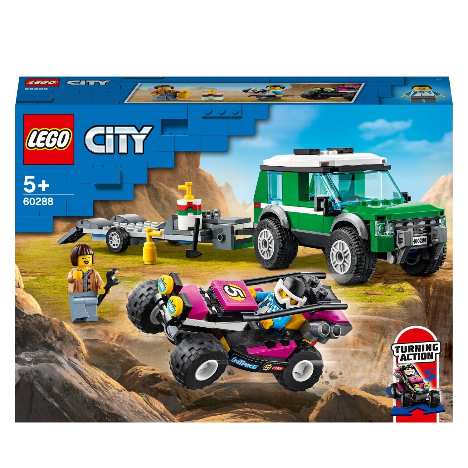 Lego City 60288 Rennbuggy Transport