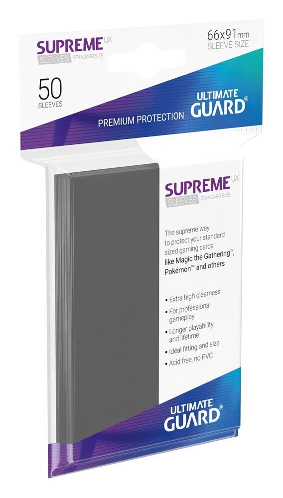 Ultimate Guard Supreme UX Sleeves 50x Hüllen grau Magic, Pokemon