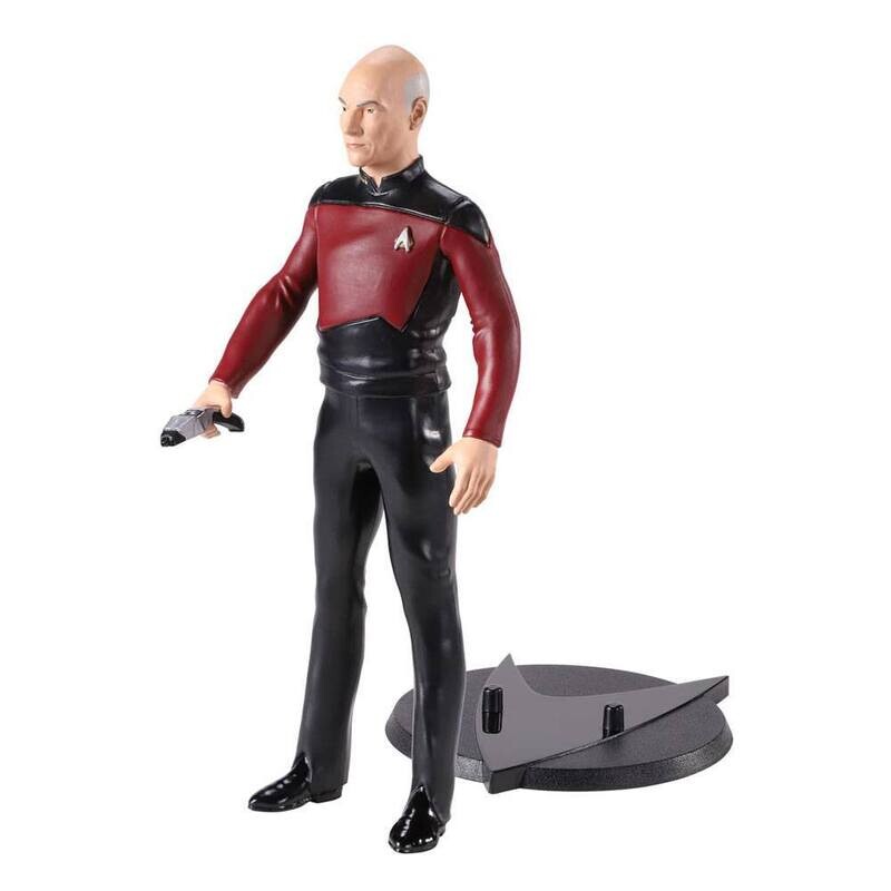 Star Trek The Next Generation Capt. Picard Figur Bendyfigs ca. 19 cm