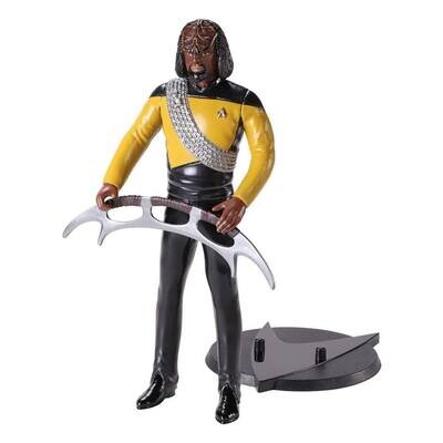 Star Trek The Next Generation Lt. Worf Figur Bendyfigs ca. 19 cm