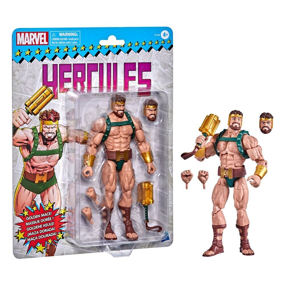 Hasbro Marvel Legends Hercules Figur ca. 15 cm Retro