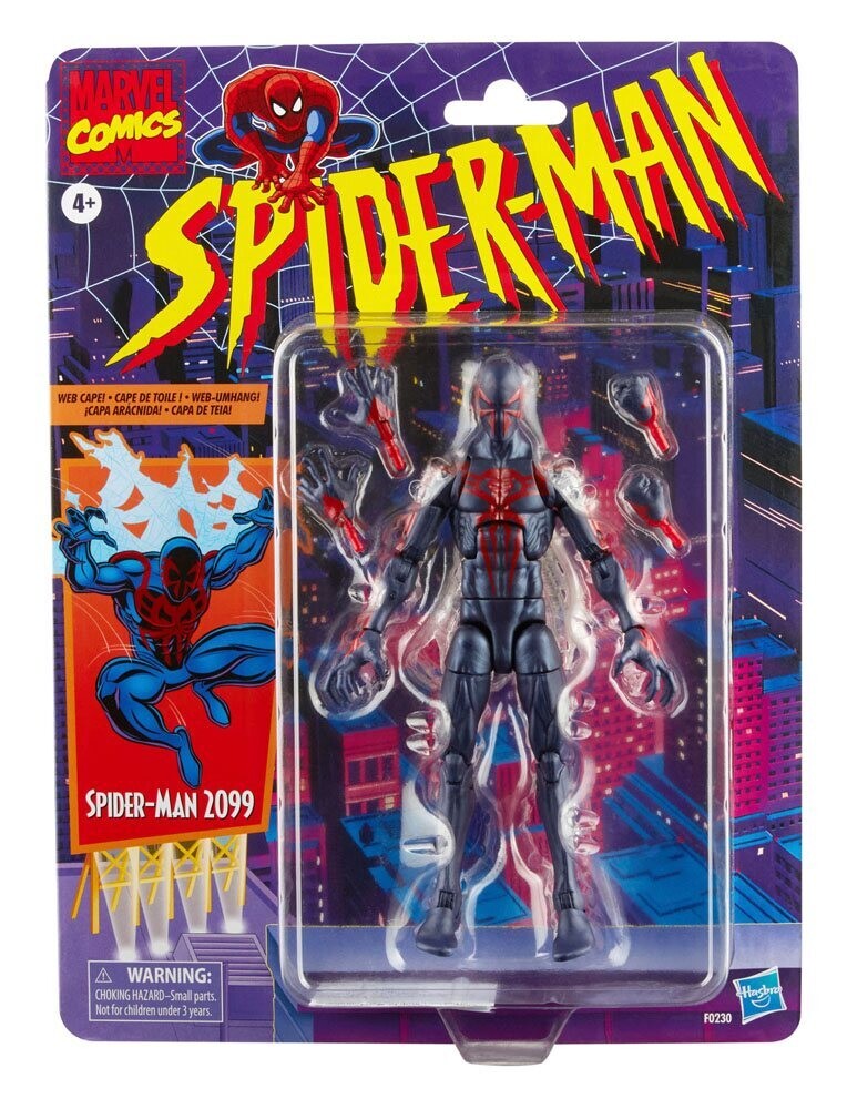 Marvel Legends Retro Spider-Man 2099 ca. 15 cm Actionfigur