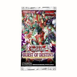 YuGiOh! Burst of Destiny Booster Pack deutsch 1.Auflage