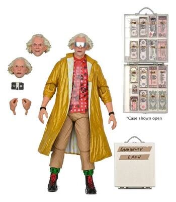 NECA Zurück in die Zukunft 2 Ultimate Doc Brown ca. 18 cm