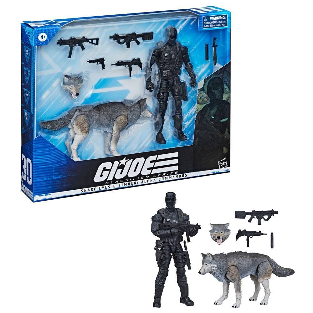 Hasbro G.I. Joe Classified Series 2er Pack Snake Eyes & Timber Alpha