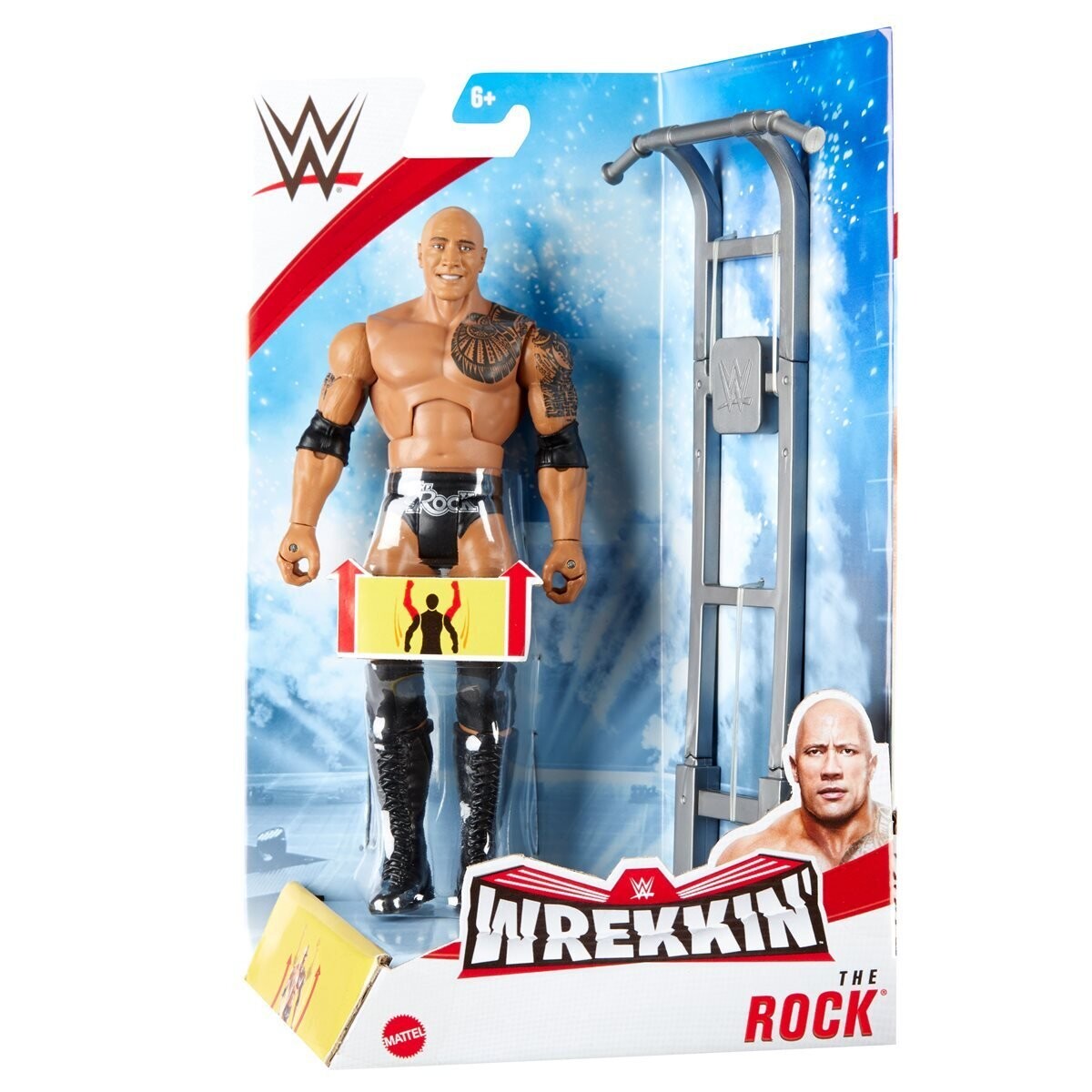 WWE Wrekkin The Rock Actionfigur ca, 15 cm
