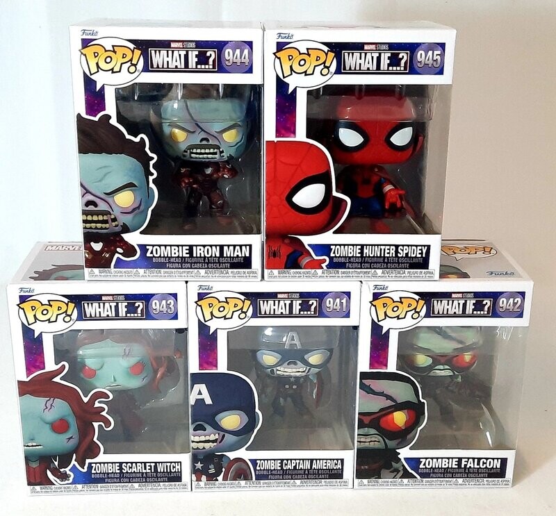 Funko POP! Marvel What If ? Set Zombie Spidey Witch Vinyl ca. 9 cm