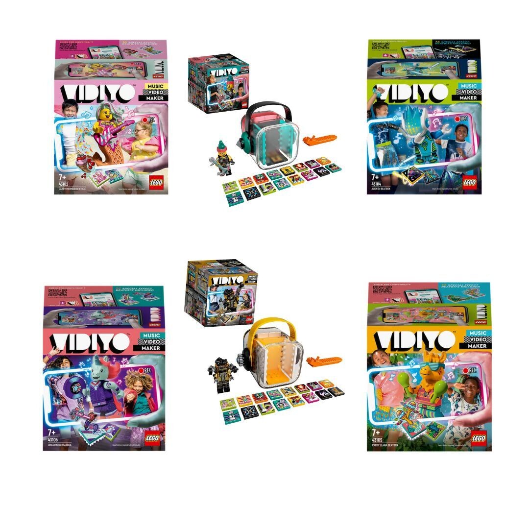 Lego Vidiyo Set Sammlung 43102, 43103, 43104, 43105, 43106, 43107