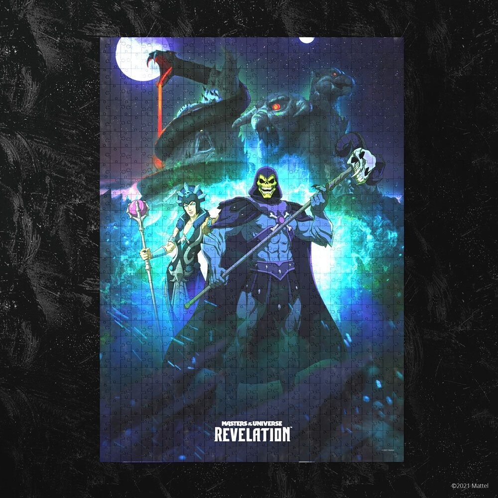 Masters of The Universe Revelation Puzzle Skeletor Evil Lyn 1000 Teile