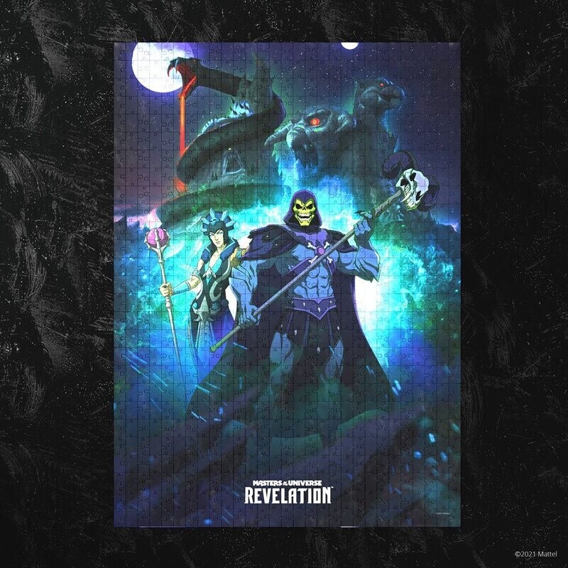 Masters of The Universe Revelation Puzzle Skeletor Evil Lyn 1000 Teile