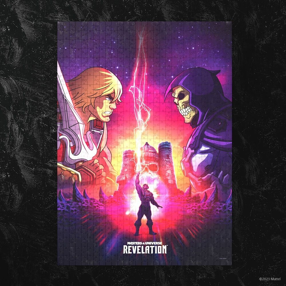 Masters of The Universe Revelation Puzzle He Man Skeletor 1000 Teile