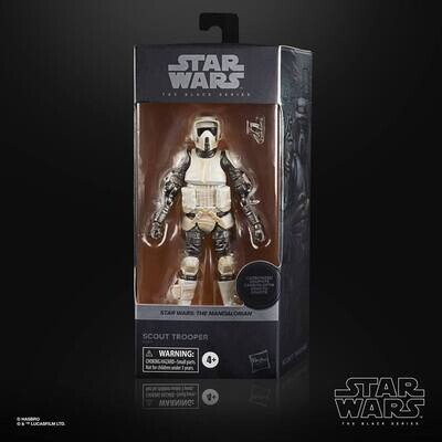 Star Wars Black Series The Mandalorian Biker Scout Carbonized Figur