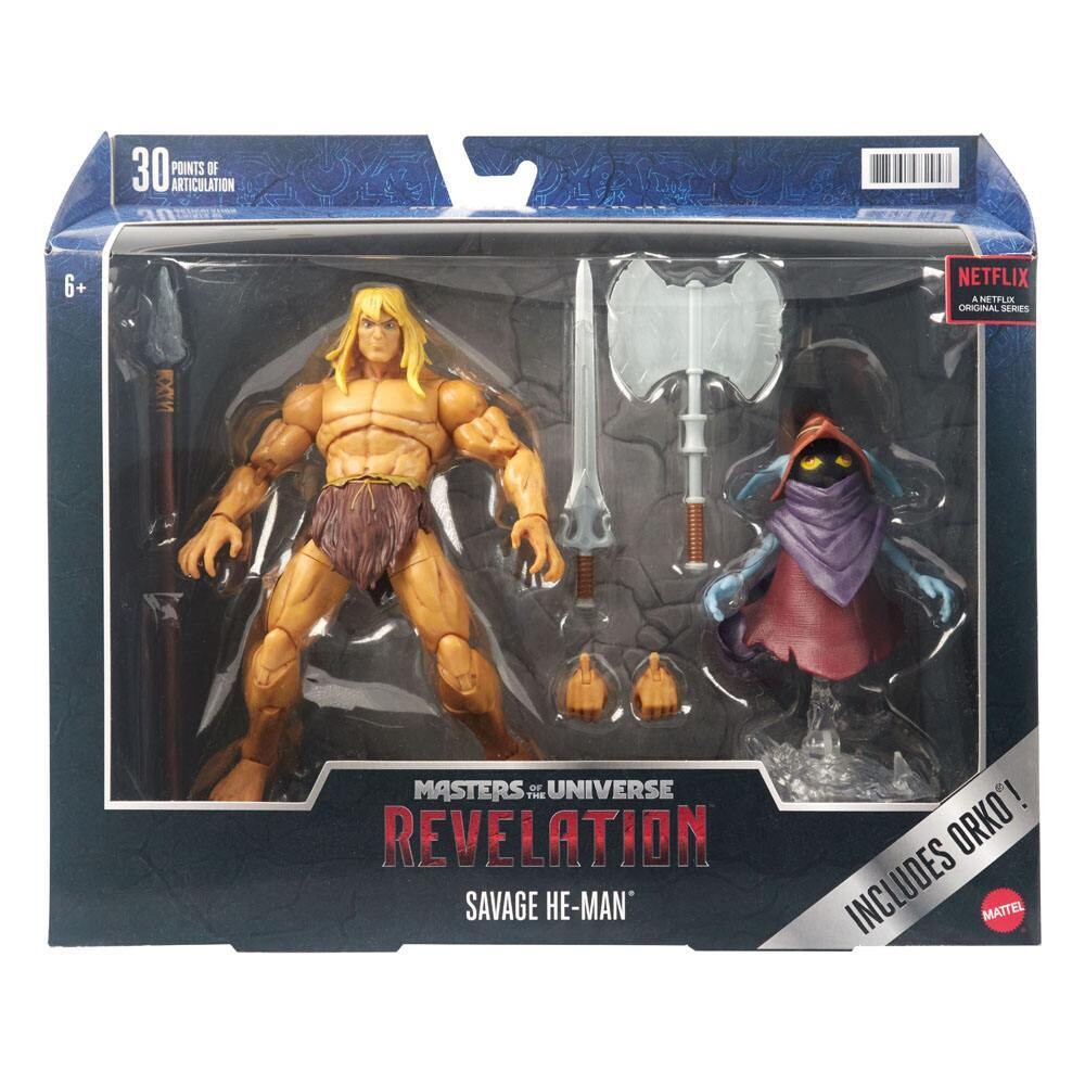 Mattel Masters Of The Universe Revelations Savage He-Man & Orko