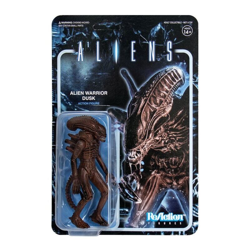 Super7 ReAction Alien Aliens Warrior Dusk Brown Figur ca. 10 cm