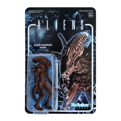 Super7 ReAction Alien Aliens Warrior Dusk Brown Figur ca. 10 cm