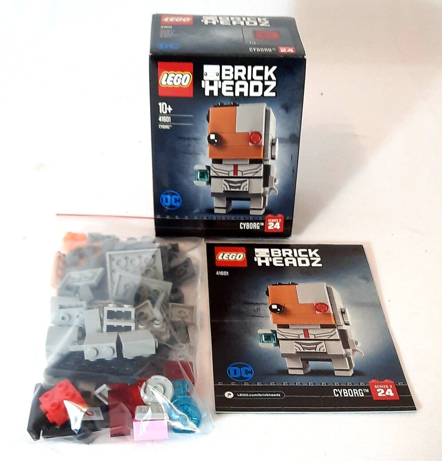 LEGO BrickHeadz 41601 DC Comics Cyborg #24 BA + OVP 100 % komplett