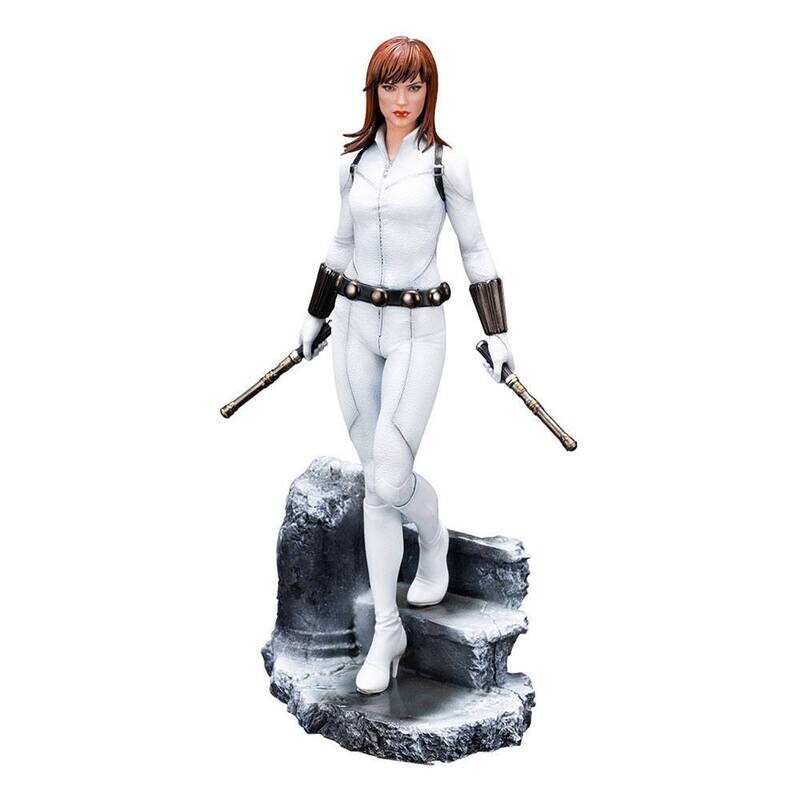 Marvel ARTFX Premier Statue 1/10 Black Widow White Limited Edition ca. 21 cm NEU & OVP