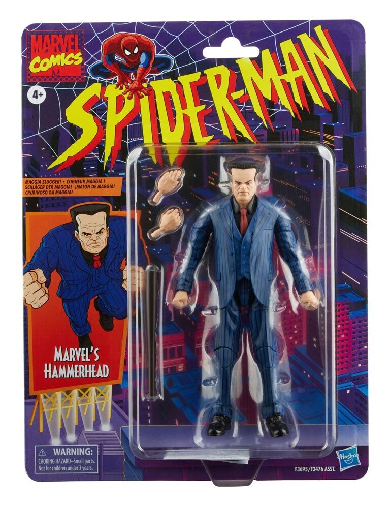 Hasbro Marvel Legends Spider-Man Hammerhead Retro Actionfigur 15 cm