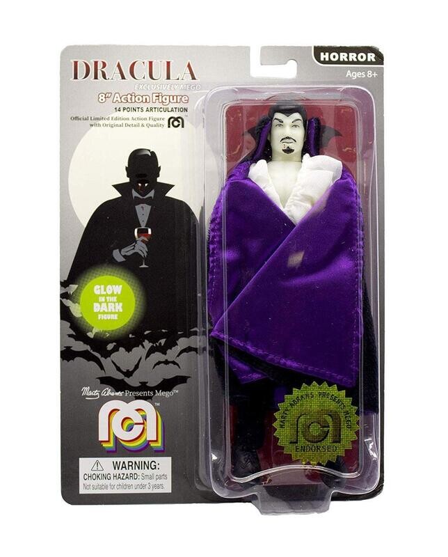 Mego Dracula Glow in the Dark Actionfigur 8 Inch ca. 20 cm