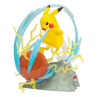 Pokemon Deluxe Statue mit Leuchtfunktion Pikachu ca. 33 cm 25th