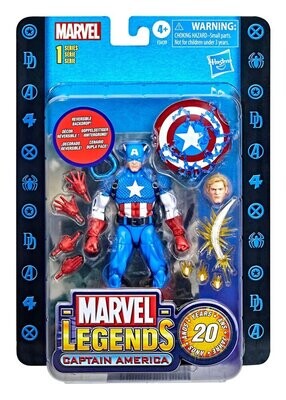 Marvel Legends 20th Anniversary Series 1 Actionfigur Captain America 15 cm