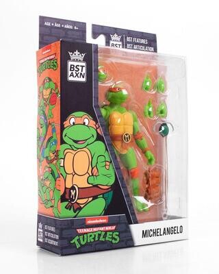 BST AXN Teenage Mutant Ninja Turtles Michelangelo Figur ca. 13 cm