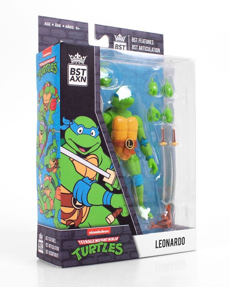 BST AXN Teenage Mutant Ninja Turtles Leonardo Figur ca. 13 cm