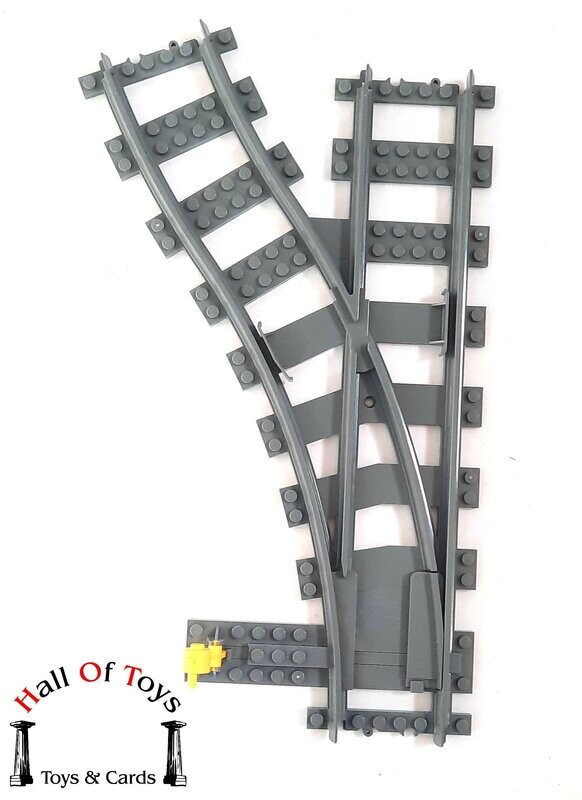 LEGO City Eisenbahn Zug Schiene Weiche links einzeln