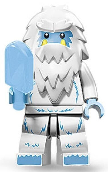 LEGO 71002 Minifiguren Serie 11 Yeti KOMPLETT inkl. BA