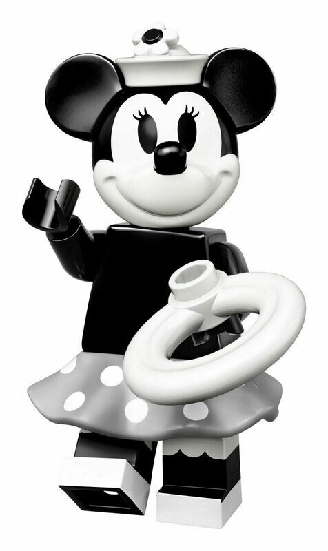 LEGO 71024 Minifiguren Disney Serie 2 Minnie Mouse KOMPLETT inkl. BA