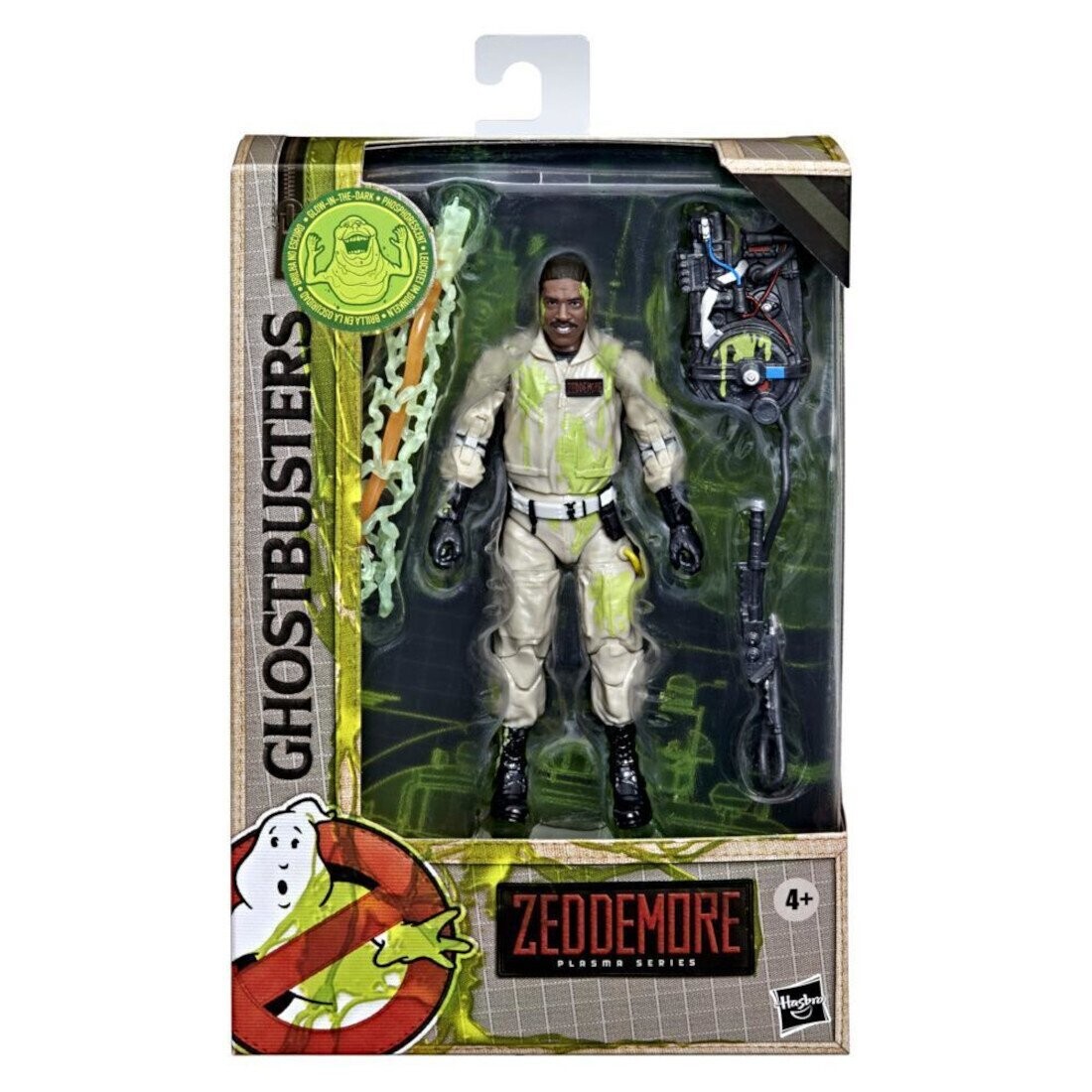 Hasbro Ghostbusters Plasma Series Glow in the Dark Winston Zeddemore