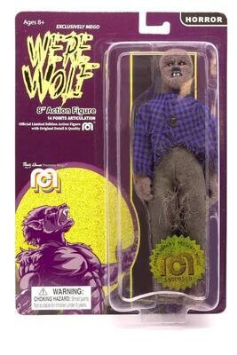 Mego Horror Werewolf (Flocked) Actionfigur 8 Inch ca. 20 cm