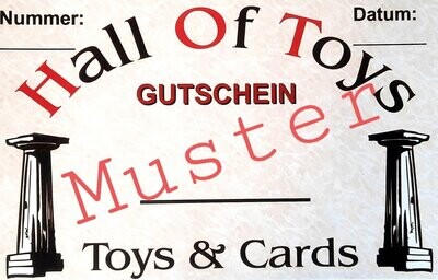 GUTSCHEIN mit Wunschbetrag Hall Of Toys