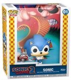 Funko POP! Sonic the Hedgehog 2 Game Cover Vinyl Figur Sonic heo Exclusive 9 cm