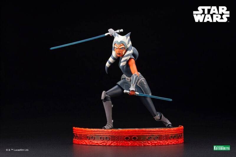Kotobukiya Star Wars The Clone Wars ARTFX PVC Statue 1/7 Ahsoka Tano Escape from the Clones 24 cm
