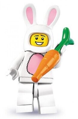 LEGO Minifiguren Serie 7 8831 Mann im Hasenkostüm Osterhase inkl. BA