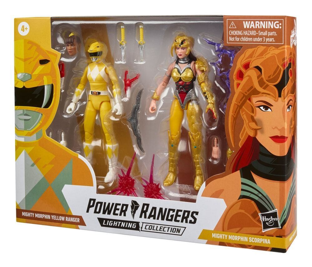Hasbro Power Rangers Lightning Collection Yellow Ranger & Scorpina