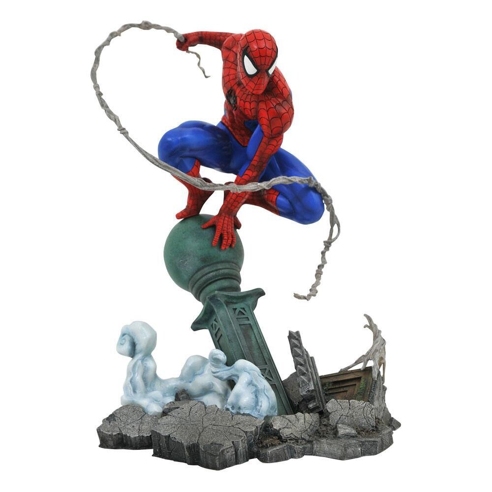 Diamond Select Gallery Comic Spiderman "Lamppost" PVC Statue ca. 25 cm