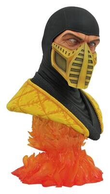 Diamond Select Toys Mortal Kombat Legends 3D Büste Scorpion 25 cm Bust