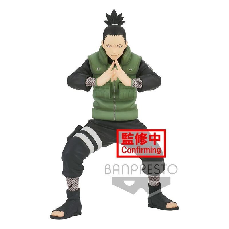 BANDAI Naruto Shippuden Vibration Stars Nara Shikamaru PVC Statue 17 cm