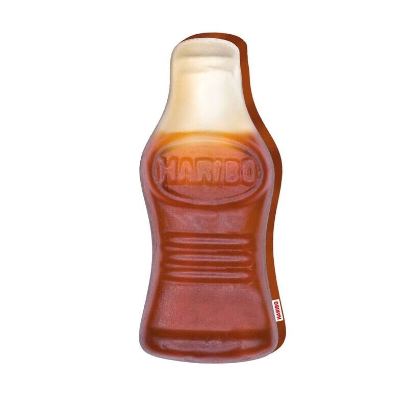 Haribo Happy Cola Fläschchen Kissen Flasche 35 x 15 cm NEU & OVP Retro