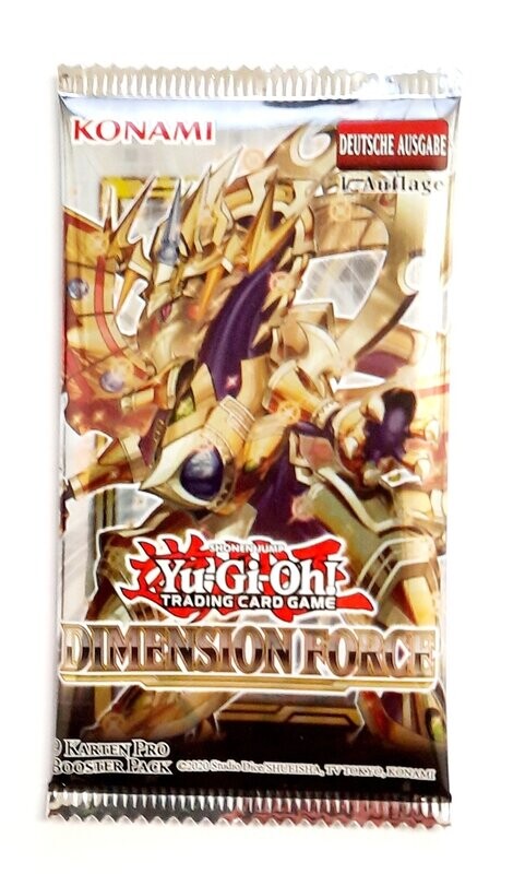 YuGiOh! Dimension Force Booster Pack deutsch 1.Auflage